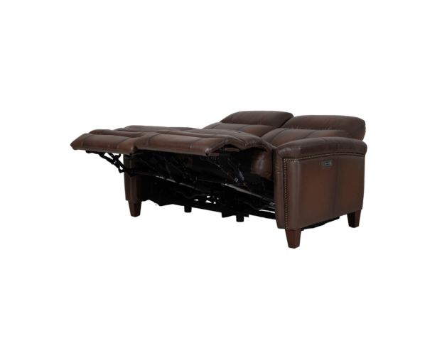 Amax Leather Sherwood Caramel Brown Leather Power Reclining Loveseat large image number 3