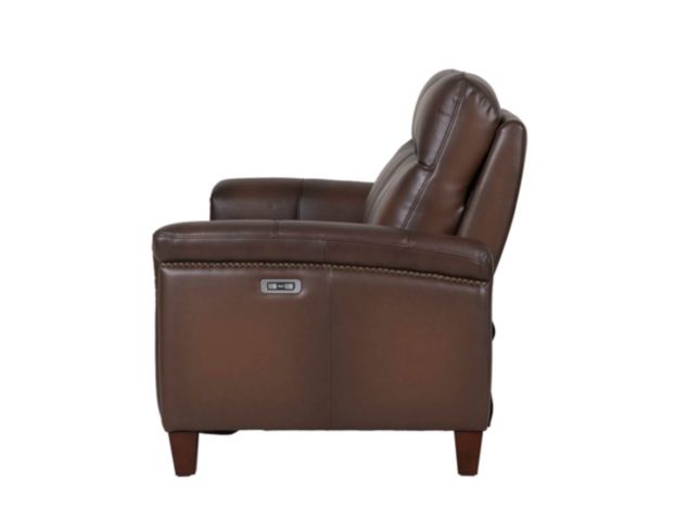 Amax Leather Sherwood Caramel Brown Leather Power Reclining Loveseat large image number 5