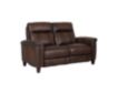 Amax Leather Sherwood Caramel Brown Leather Power Reclining Loveseat small image number 7