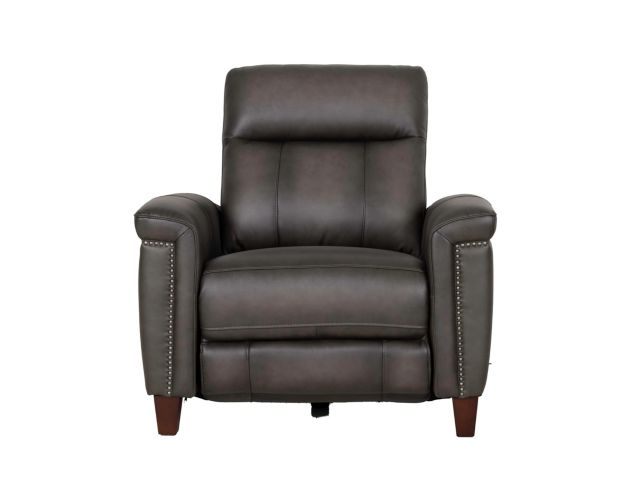 Amax Leather Sherwood Ash Gray Leather Power Recliner large image number 1