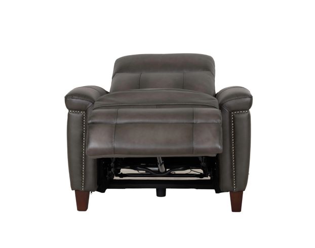 Amax Leather Sherwood Ash Gray Leather Power Recliner large image number 2