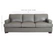 Amax Leather Rockville 100% Leather Sofa small image number 6