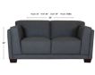 Amax Leather Plaza 100% Leather Loveseat small image number 3