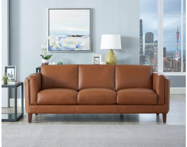 Amax Leather Pacer 100% Leather Sofa large image number 5
