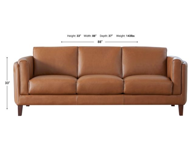 Amax Leather Pacer 100% Leather Sofa large image number 8