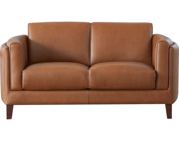 Amax Leather Pacer 100% Leather Loveseat large image number 1