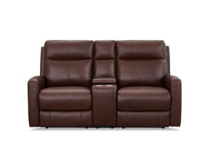 Amax Leather Modena Leather Power Loveseat