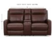 Amax Leather Modena Leather Power Loveseat small image number 4
