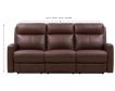 Amax Leather Modena Leather Power Sofa small image number 9