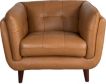 Amax Leather Seymour 100% Leather Chair small image number 1