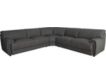 Amax Leather Polo Charcoal 100% Leather 3-Piece Sectional small image number 1