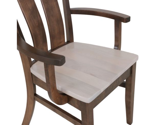 Daniel's Amish Collection Maple Quartz Sable Hanover Dining Arm Chair large image number 6