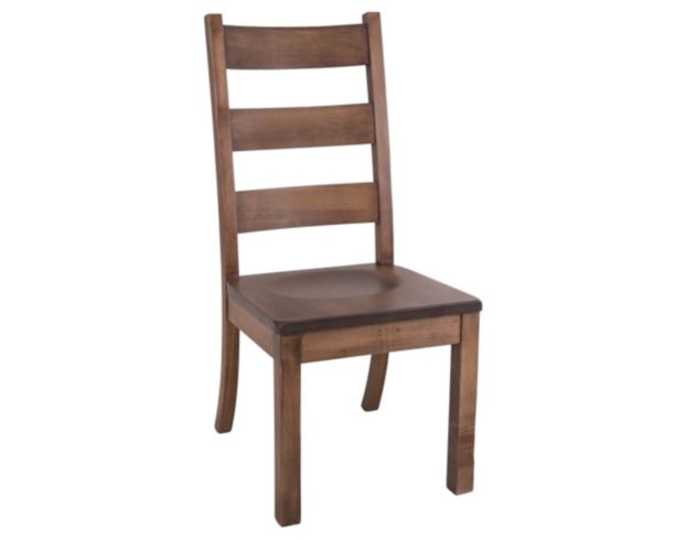 Amish ladder back discount chairs