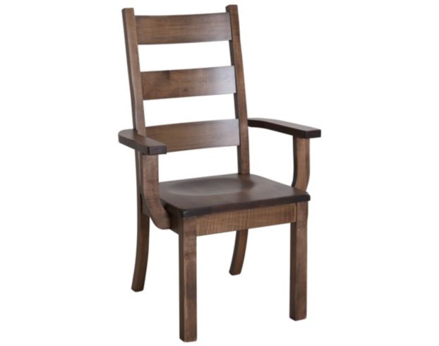 Daniel's Amish Westchester Brown Dining Arm Chair large image number 1