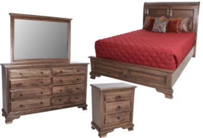 Daniel S Amish Classic 4 Piece King Bedroom Set