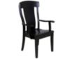 Daniel's Amish Bozeman Black Dining Arm Chair small image number 2