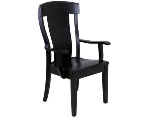 Daniel's Amish Bozeman Black Dining Arm Chair