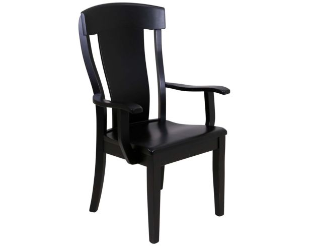 Daniel's Amish Bozeman Black Dining Arm Chair large image number 2