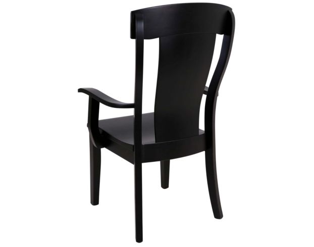 Daniel's Amish Bozeman Black Dining Arm Chair large image number 3