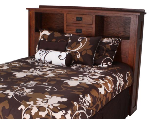Daniel's Amish New Mission Queen Headboard large image number 1