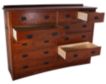 Daniel's Amish New Mission Double Dresser small image number 2