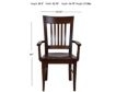 Daniel's Amish Emmett Dining Arm Chair small image number 3