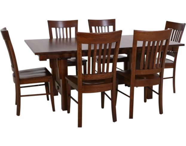 Daniel's Amish Emmett 7-Piece Dining Set large image number 1