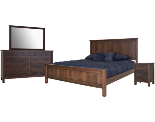 Daniel's Amish Bryson 4-Piece King Bedroom Set large image number 1