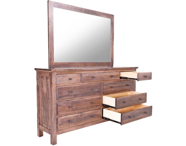 Daniel's Amish Lewiston Dresser with Mirror large image number 2