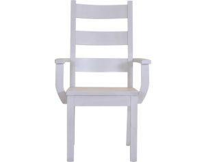 Daniel's Amish Reclaimed White Dining Arm Chair
