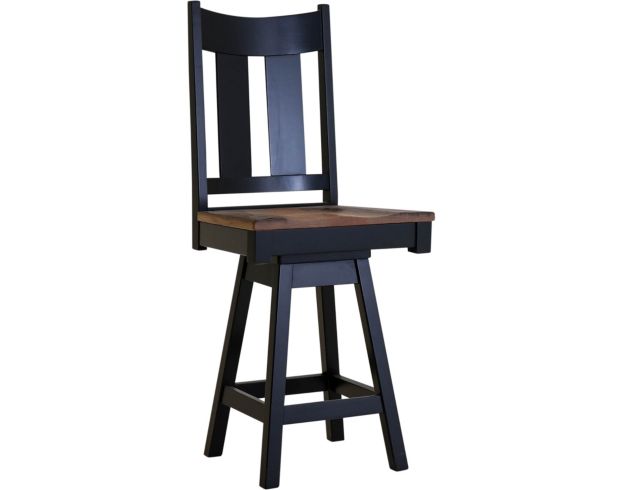 Daniel's Amish Reclaimed Swivel Counter Stool large image number 1