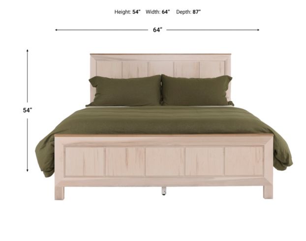 Daniel's Amish Orchard Maple Queen Bed large image number 6