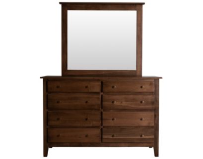 Daniel's Amish Mapleton Dresser with Mirror