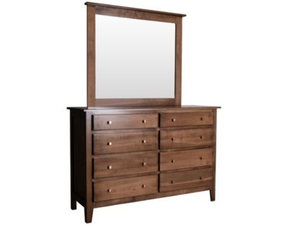 Daniel's Amish Mapleton Dresser with Mirror