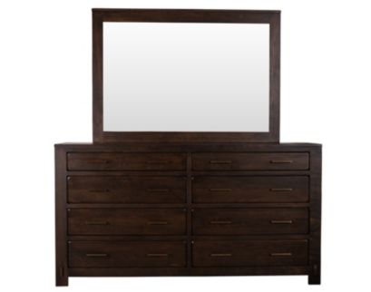 Daniel's Amish Cabin Dresser with Mirror