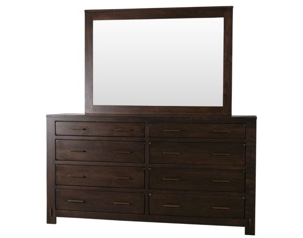 Daniel's Amish Cabin Dresser with Mirror large image number 2