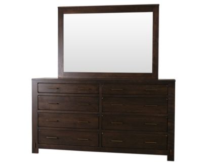 Daniel's Amish Cabin Dresser with Mirror