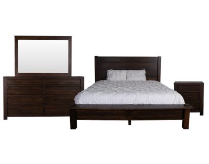 Daniel's Amish Cabin 4-Piece Queen Bedroom Set