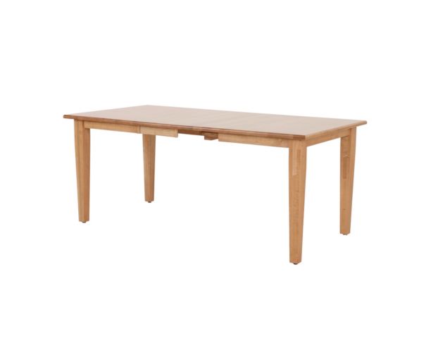 Daniel's Amish Maple Smokey Taupe Dining Table large image number 2