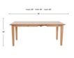 Daniel's Amish Maple Smokey Taupe Dining Table small image number 5