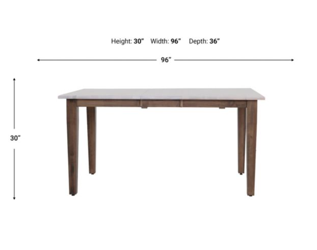 Daniel's Amish Maple Quartz Sable Dining Table large image number 6