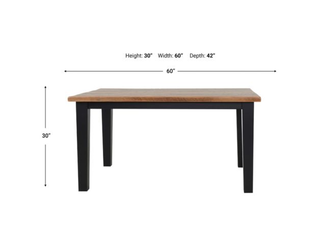 Daniel's Amish Reclaimed Two-Tone Dining Table large image number 5