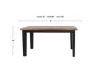 Daniel's Amish Reclaimed Two-Tone Dining Table small image number 5