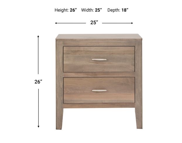 Daniel's Amish Collection Brighton Nightstand large image number 7