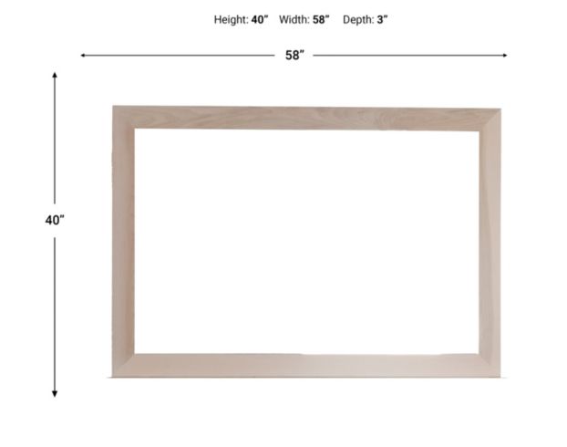 Daniel's Amish Collection Orchard Maple Dresser Mirror large image number 3