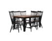 Daniel's Amish Reclaimed Carbon Black 7-Piece Dining Set small image number 2