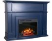 A Plus International Conner 62" Blue Electric Fireplace small image number 2
