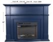 A Plus International Conner 62" Blue Electric Fireplace small image number 5