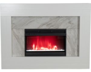 A Plus International Dino 56" Marble Electric Fireplace