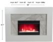 A Plus International Dino 56" Marble Electric Fireplace small image number 7